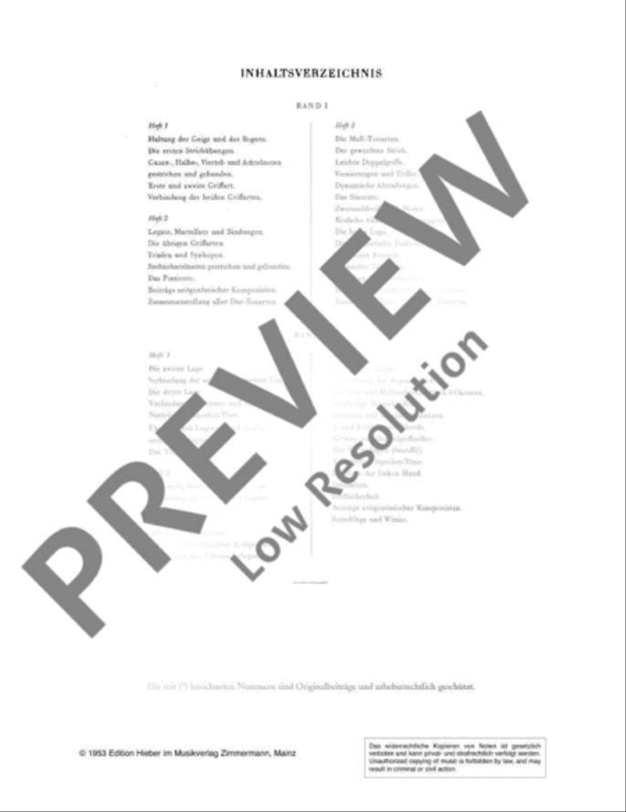 Das Geigenspiel Violin scores gallery preview page 5