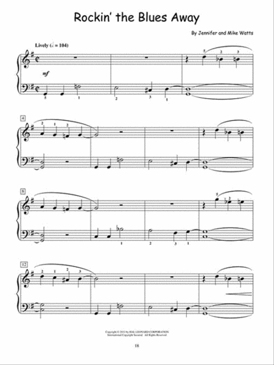Blues, Jazz, Rock & Rags - Book 1 Piano Method scores gallery preview page 4