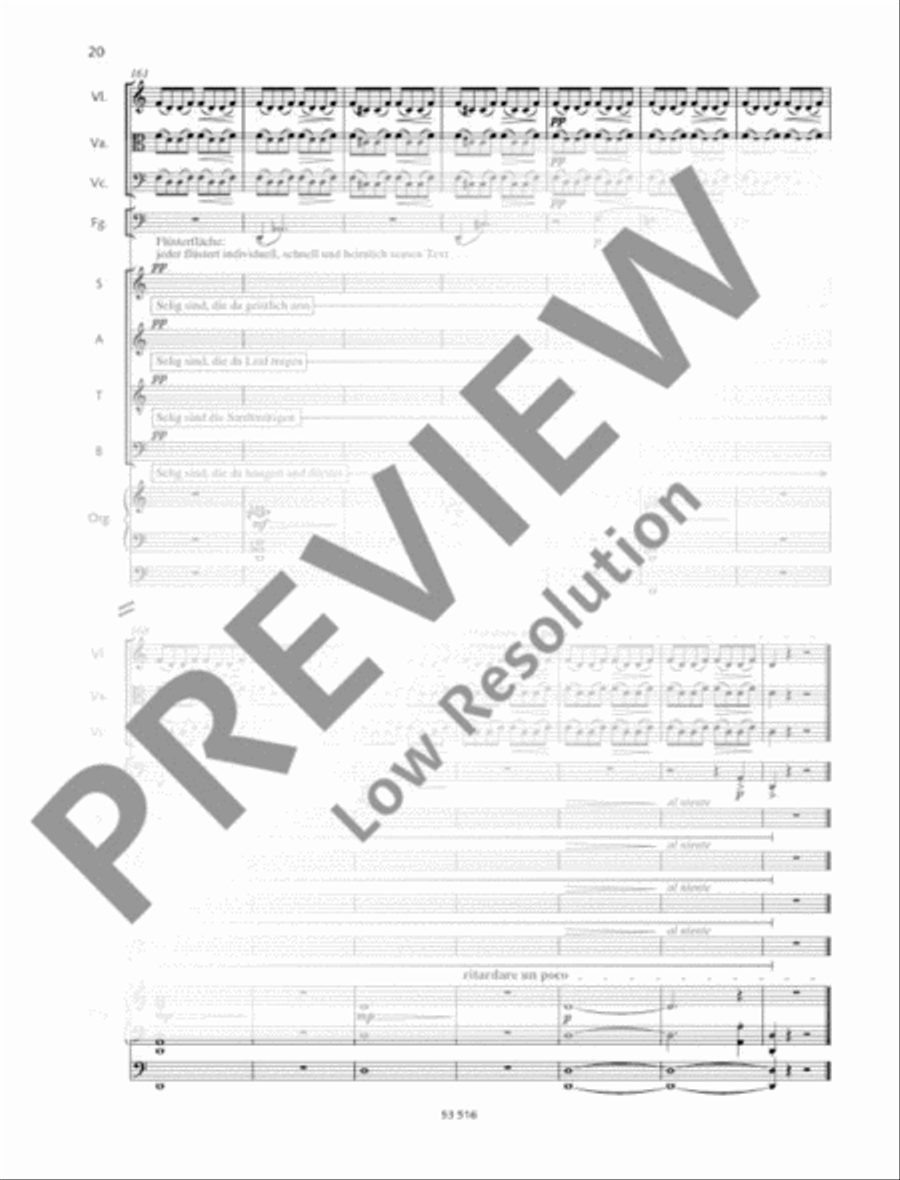 Die Seligpreisungen - in memoriam Leipzig 1989 Mixed Choir scores gallery preview page 21