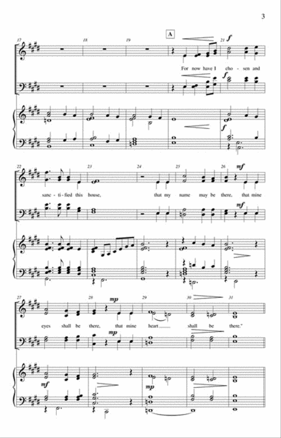 Bless This House Choir scores gallery preview page 3