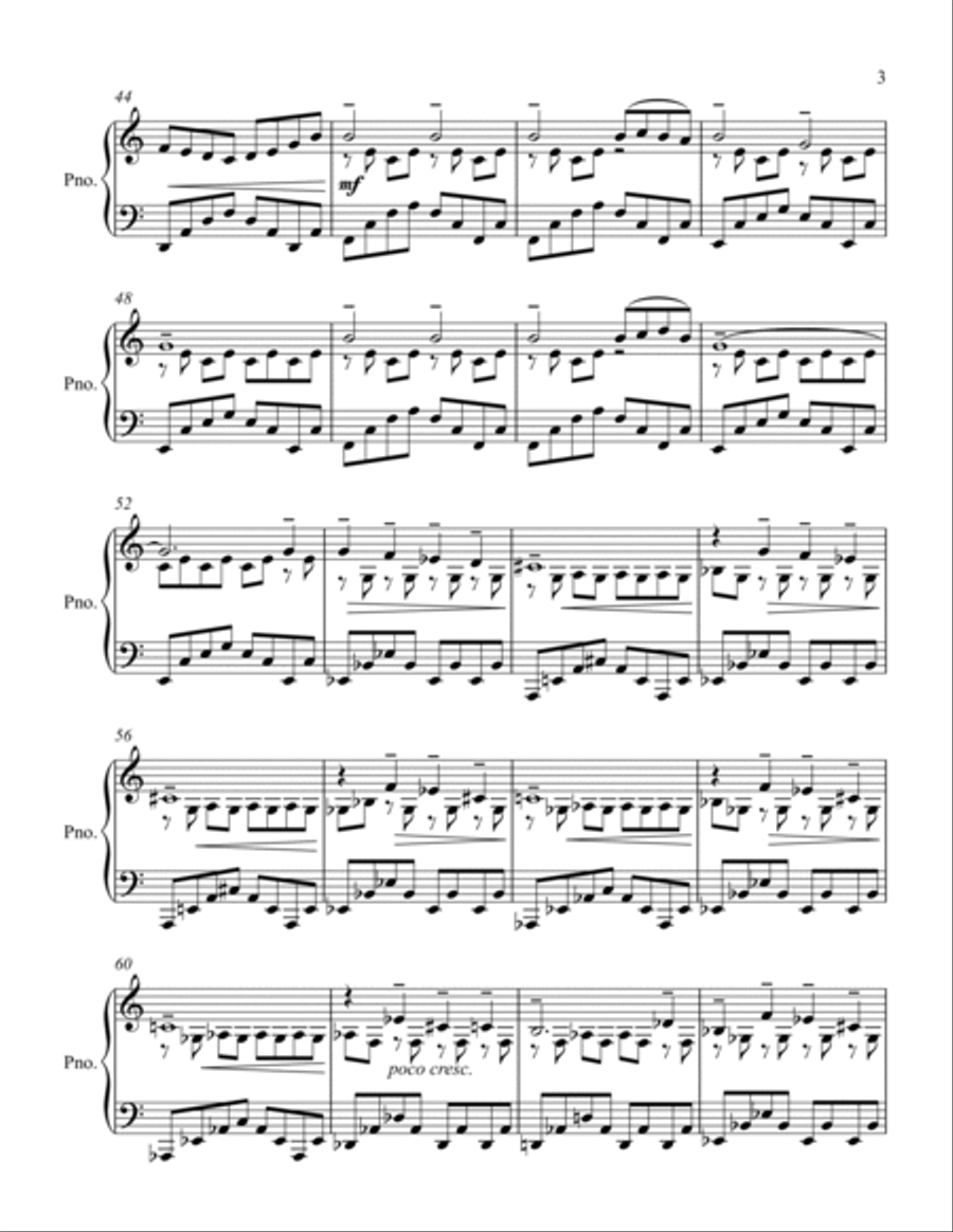 Fantasy Piano Solo scores gallery preview page 3
