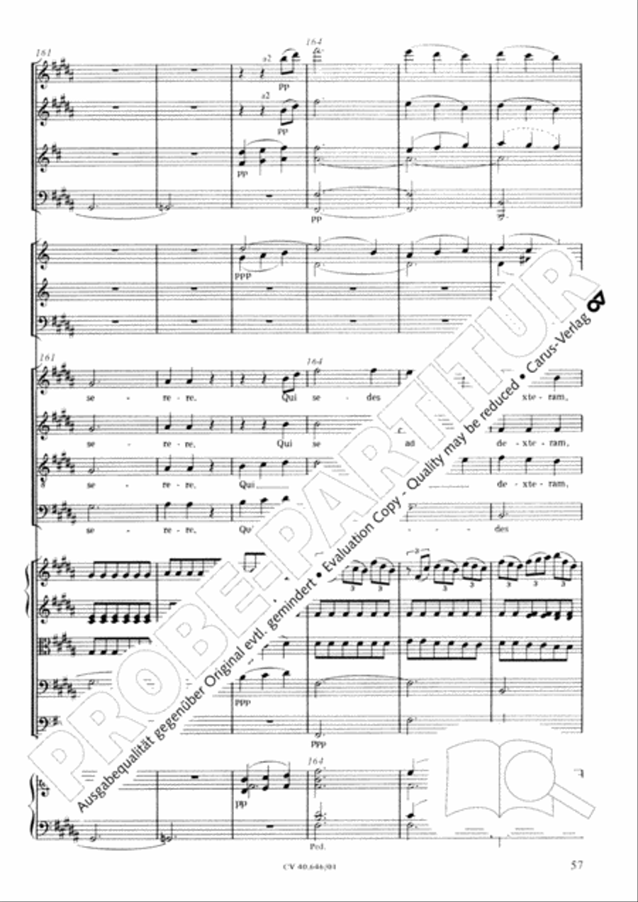 Mass in A Major (2 versions) STB scores gallery preview page 68