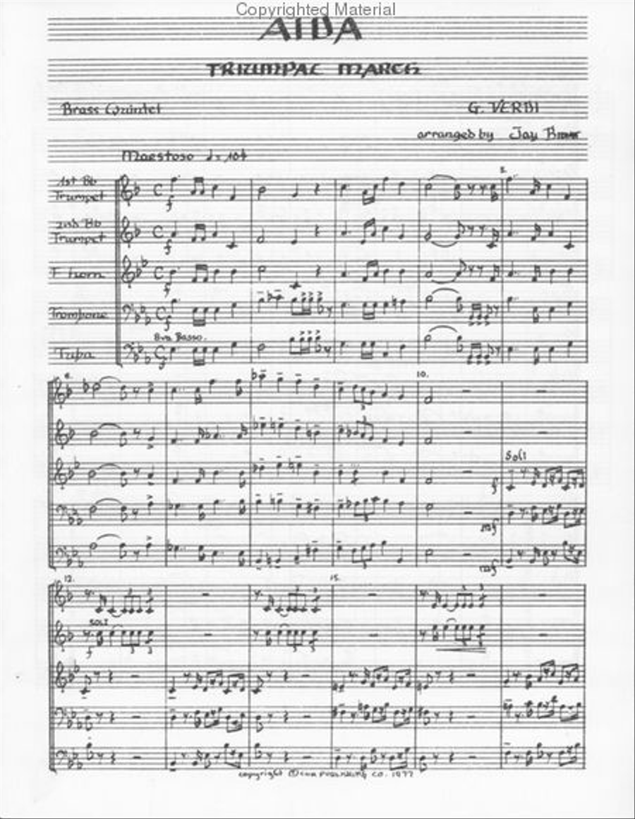Triumphal March from 