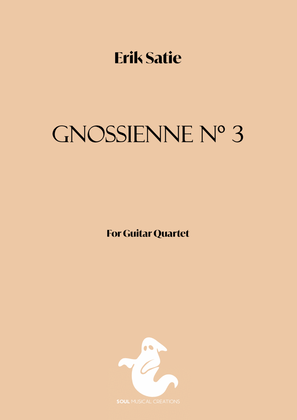 Gnossienne nº 3 (4 Guitars) - Score Only