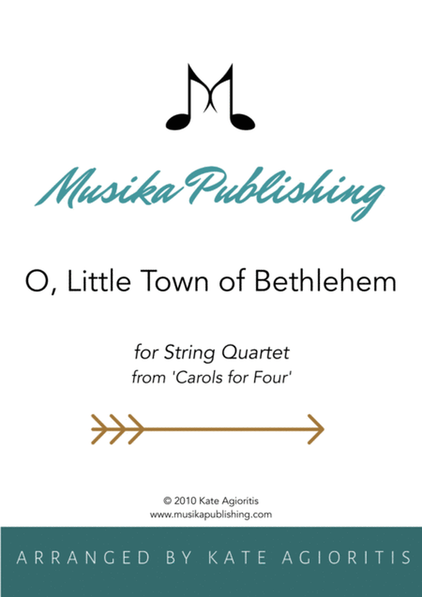 O Little Town of Bethlehem - String Quartet image number null