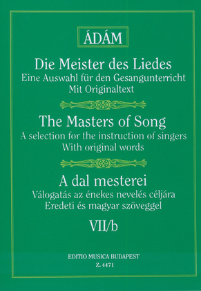 Die Meister des Liedes VII-b Lieder von Schubert