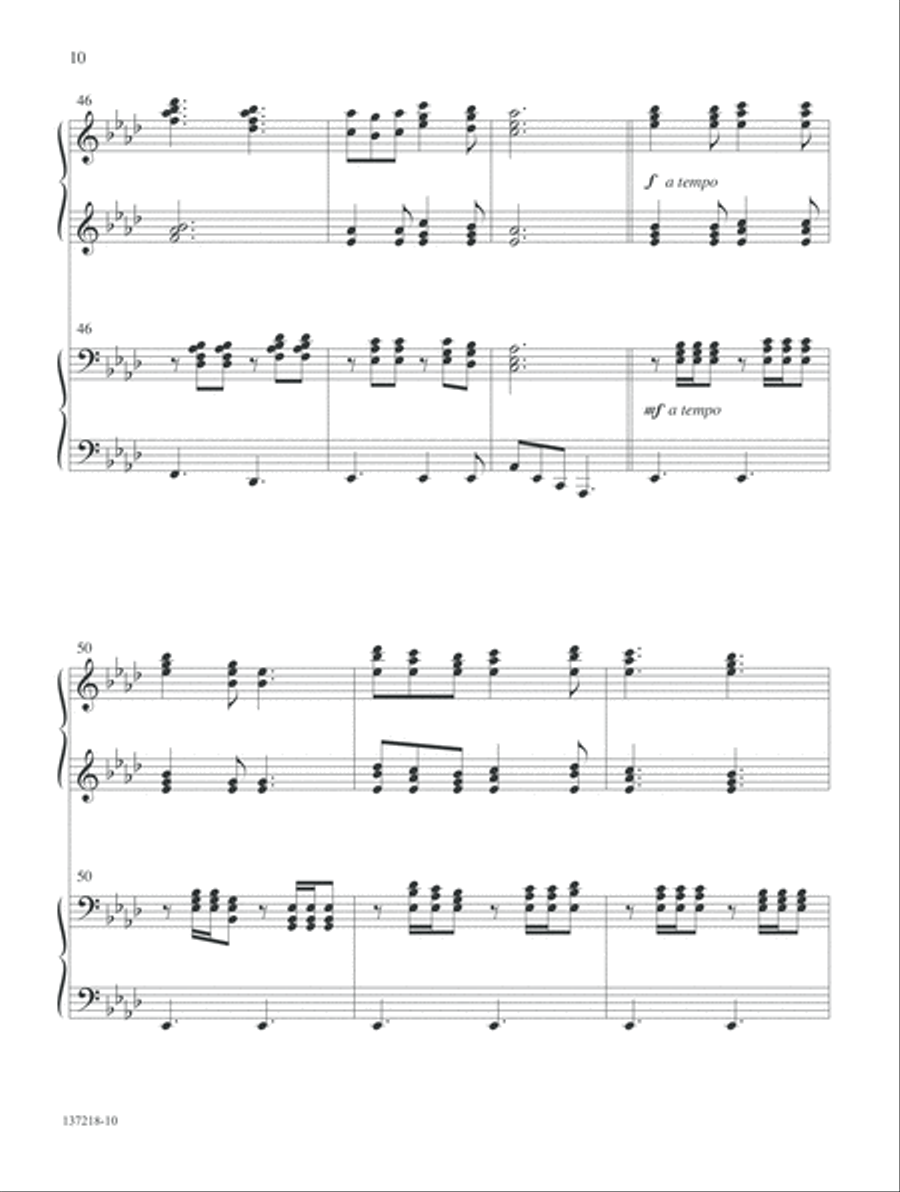 Praise Him! Praise Him! Praise Him! Praise Him! Piano Accompaniment scores gallery preview page 10