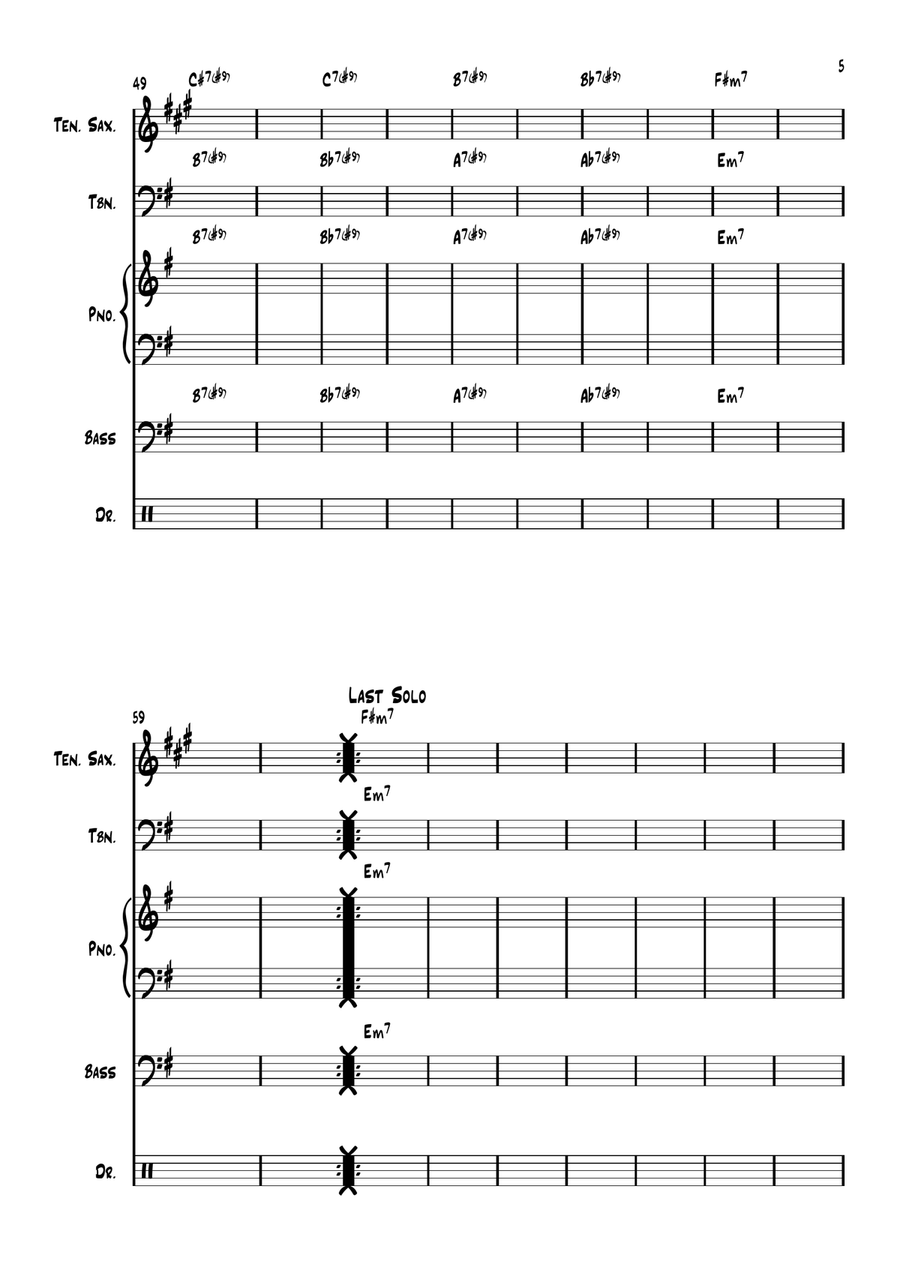 Hot 'lanta Small Ensemble scores gallery preview page 6