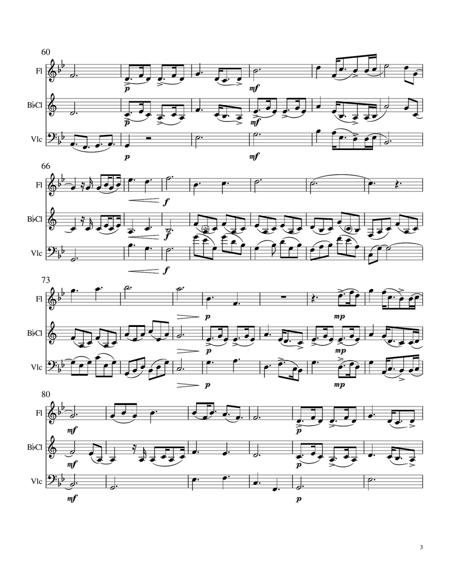 A Thousand Years Small Ensemble scores gallery preview page 3