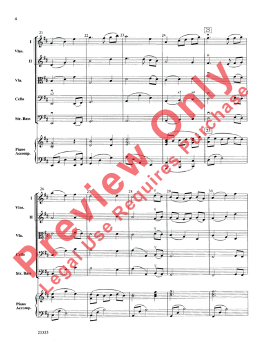 Dreamer's Farewell Dreamer's Farewell String Orchestra scores gallery preview page 5