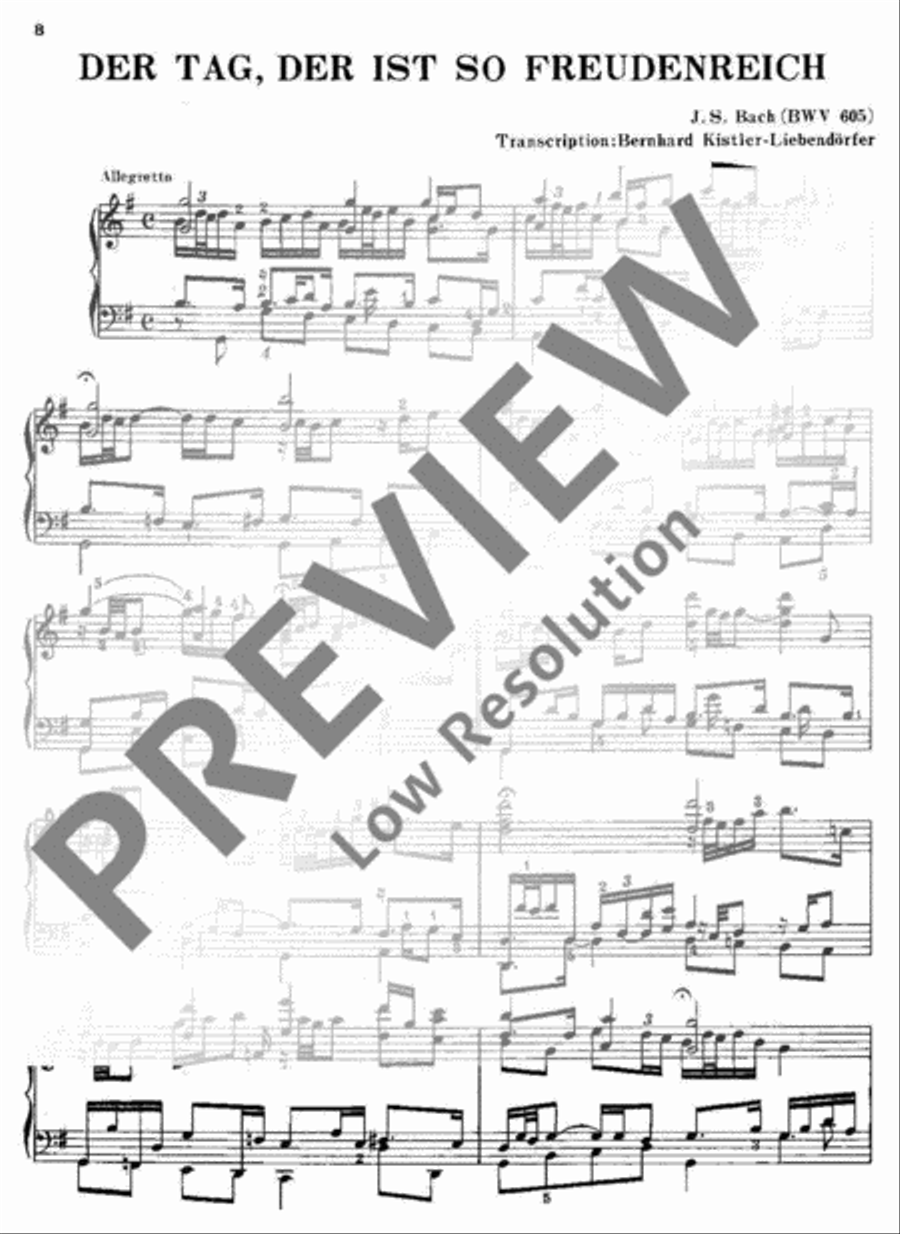 10 Chorale Preludes Piano Solo scores gallery preview page 13