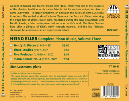 Complete Piano Music Vol. 3