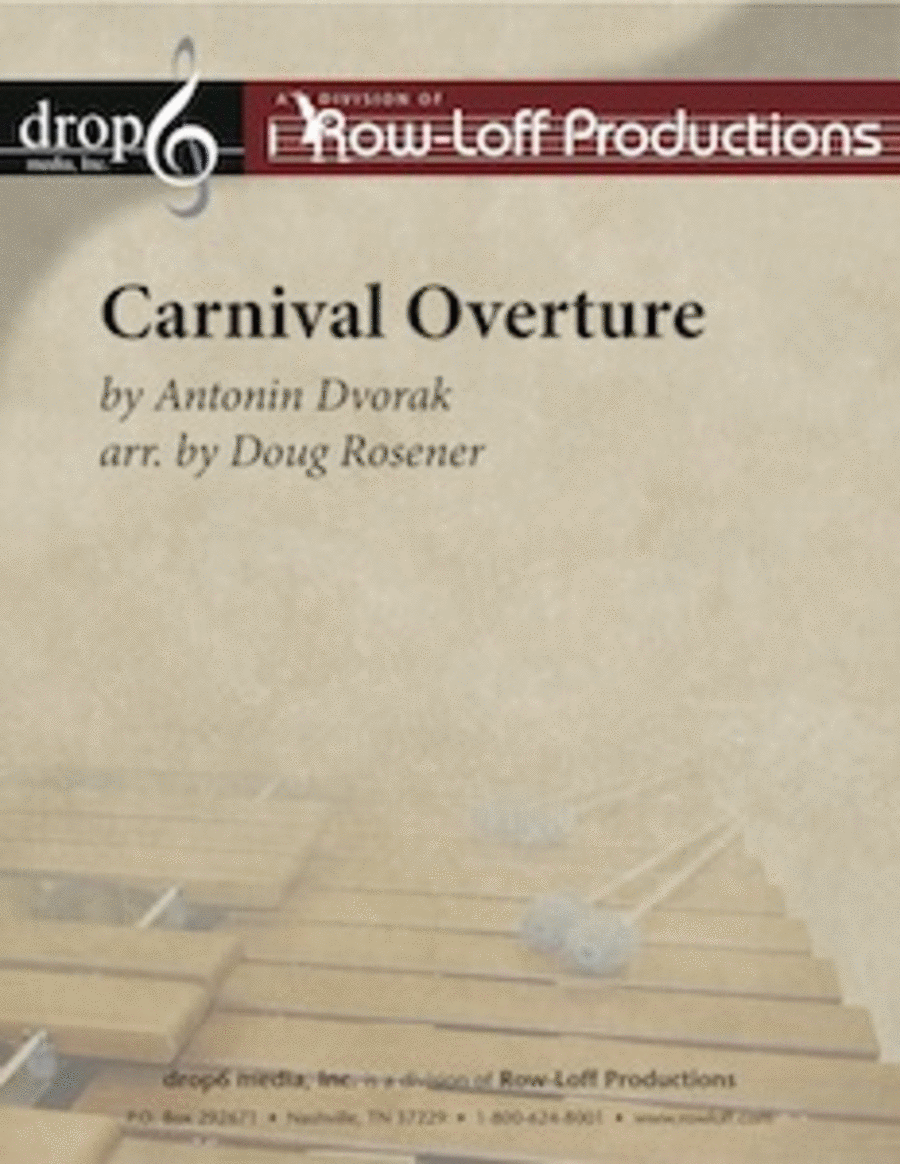 Carnival Overture Percussion Ensemble scores gallery preview page 1