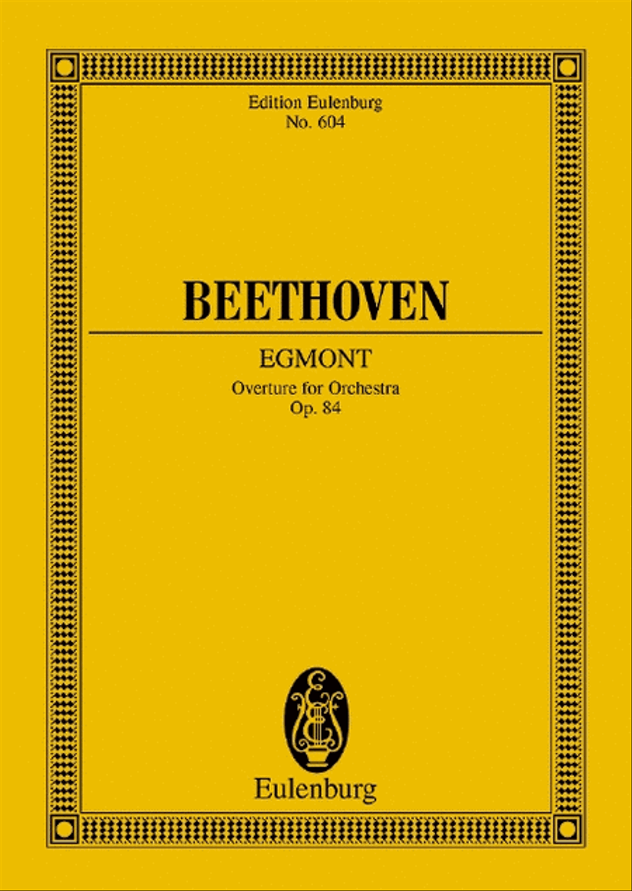 Egmont Egmont Orchestra scores gallery preview page 1