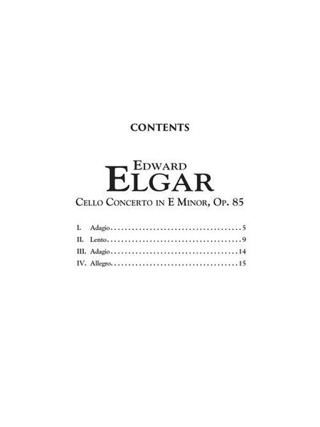 Elgar - Violoncello Concerto in E Minor, Op. 85 image number null