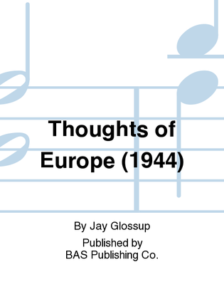 Thoughts of Europe (1944)