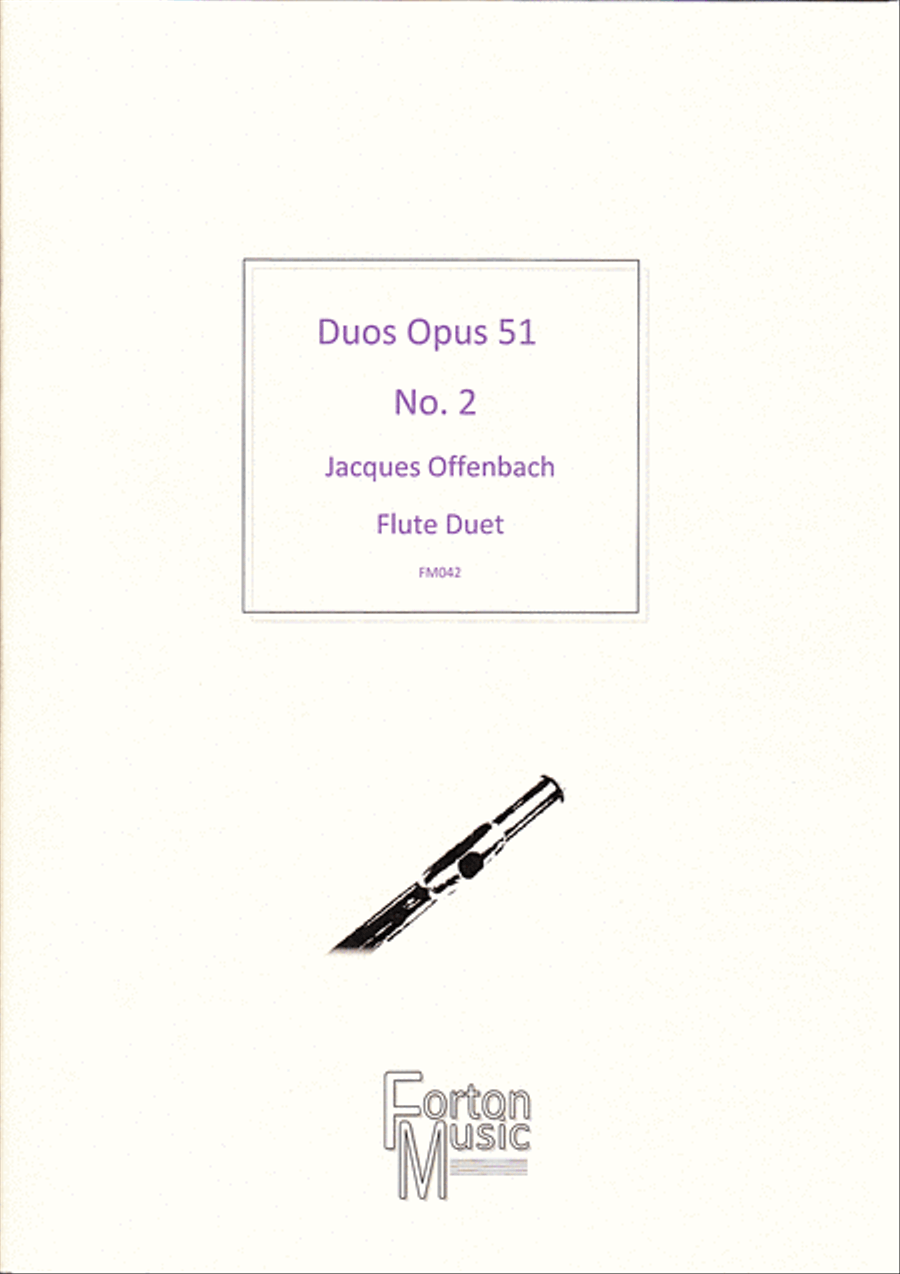 Duos Op 51 no 2 Flute Duet scores gallery preview page 1