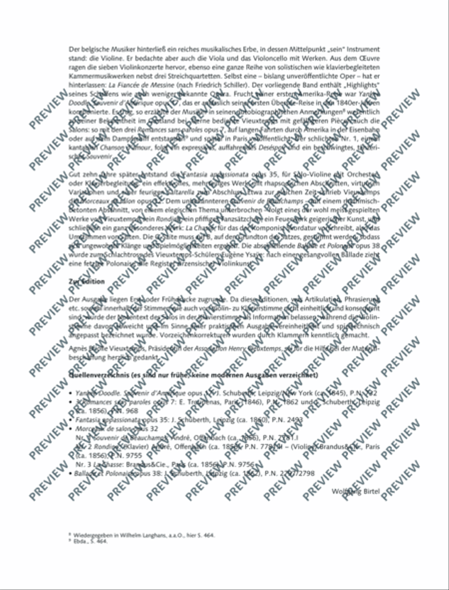 Henri Vieuxtemps Repertoire Violin Solo scores gallery preview page 8