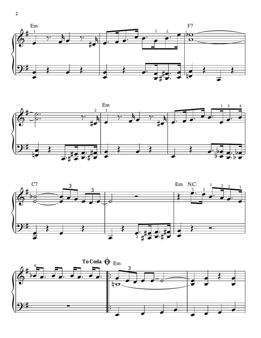 The Pink Panther The Pink Panther Voice scores gallery preview page 2