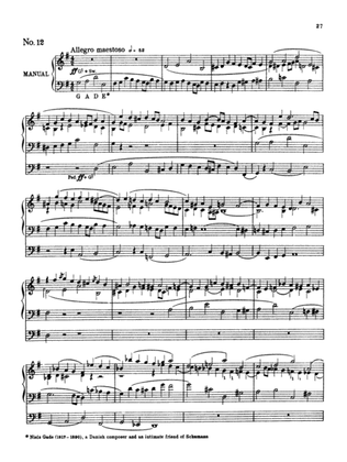 Rheinberger: Twelve Fughettas, Op. 123A