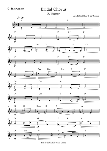 Bridal Chorus (Wagner) image number null