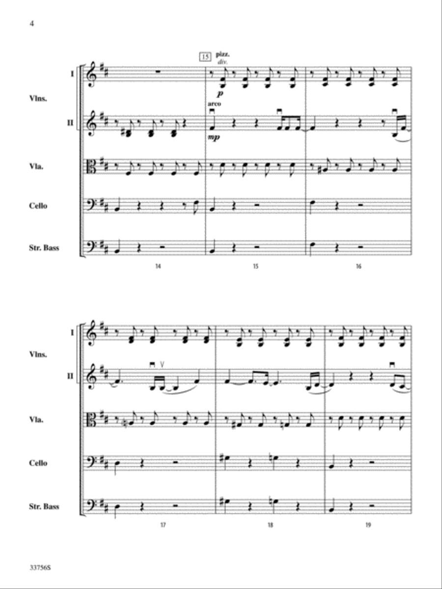 Exit Music (For a Film) String Orchestra scores gallery preview page 4