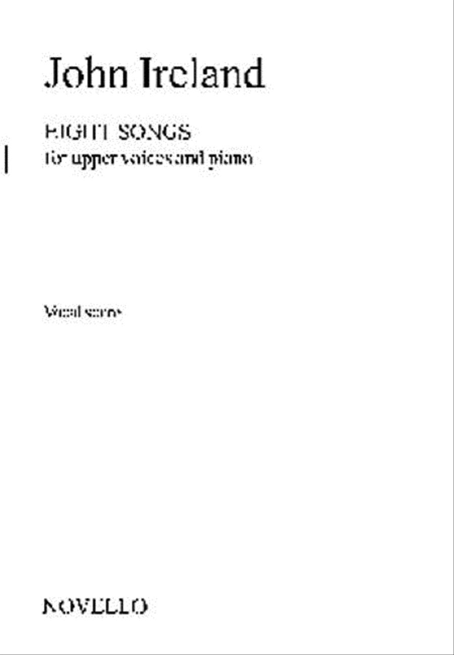 Eight Songs for Upper Voices and Piano SA scores gallery preview page 1