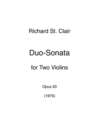Duo-Sonata for Two Violins, Opus 20 (1970)