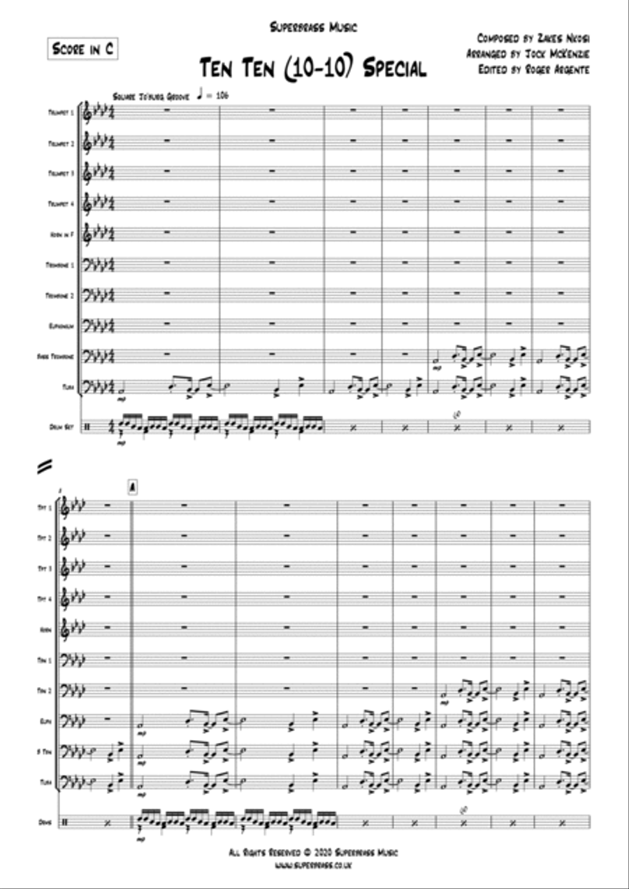 Ten Ten (10-10) Special Euphonium scores gallery preview page 3