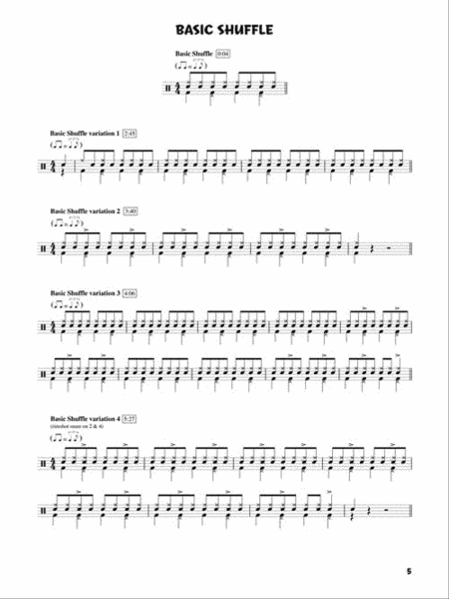 Tony Coleman - Authentic Blues Drumming Drums scores gallery preview page 6