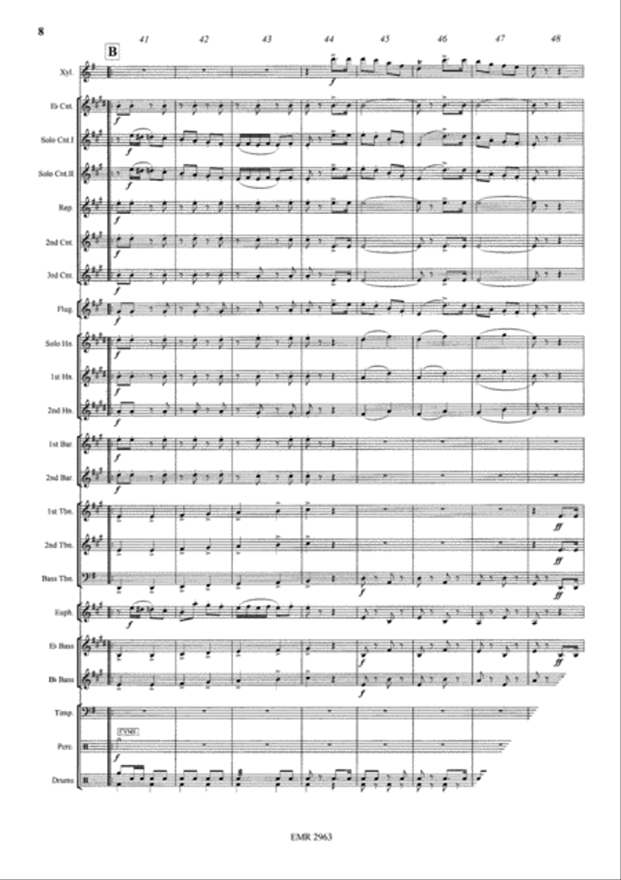 Zirkus Renz Zirkus Renz Brass Band scores gallery preview page 9