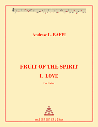 FRUIT OF THE SPIRIT: I. LOVE