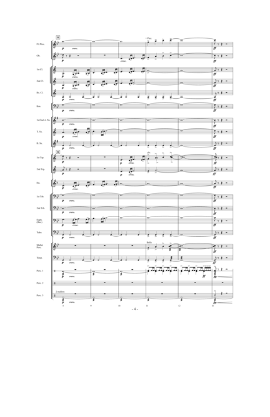 Saturn: The Ringed Planet Concert Band scores gallery preview page 3