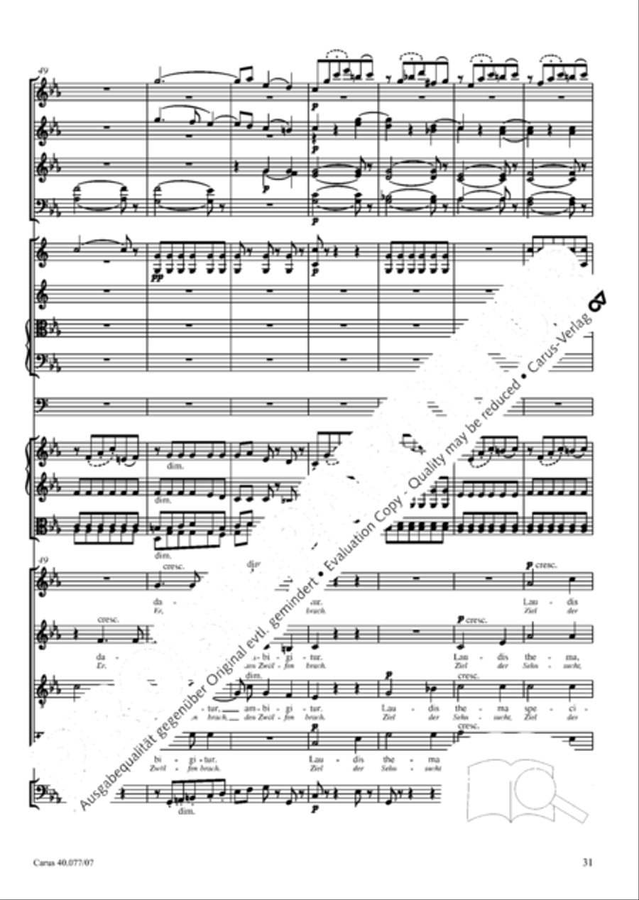 Lauda Sion 4-Part scores gallery preview page 44
