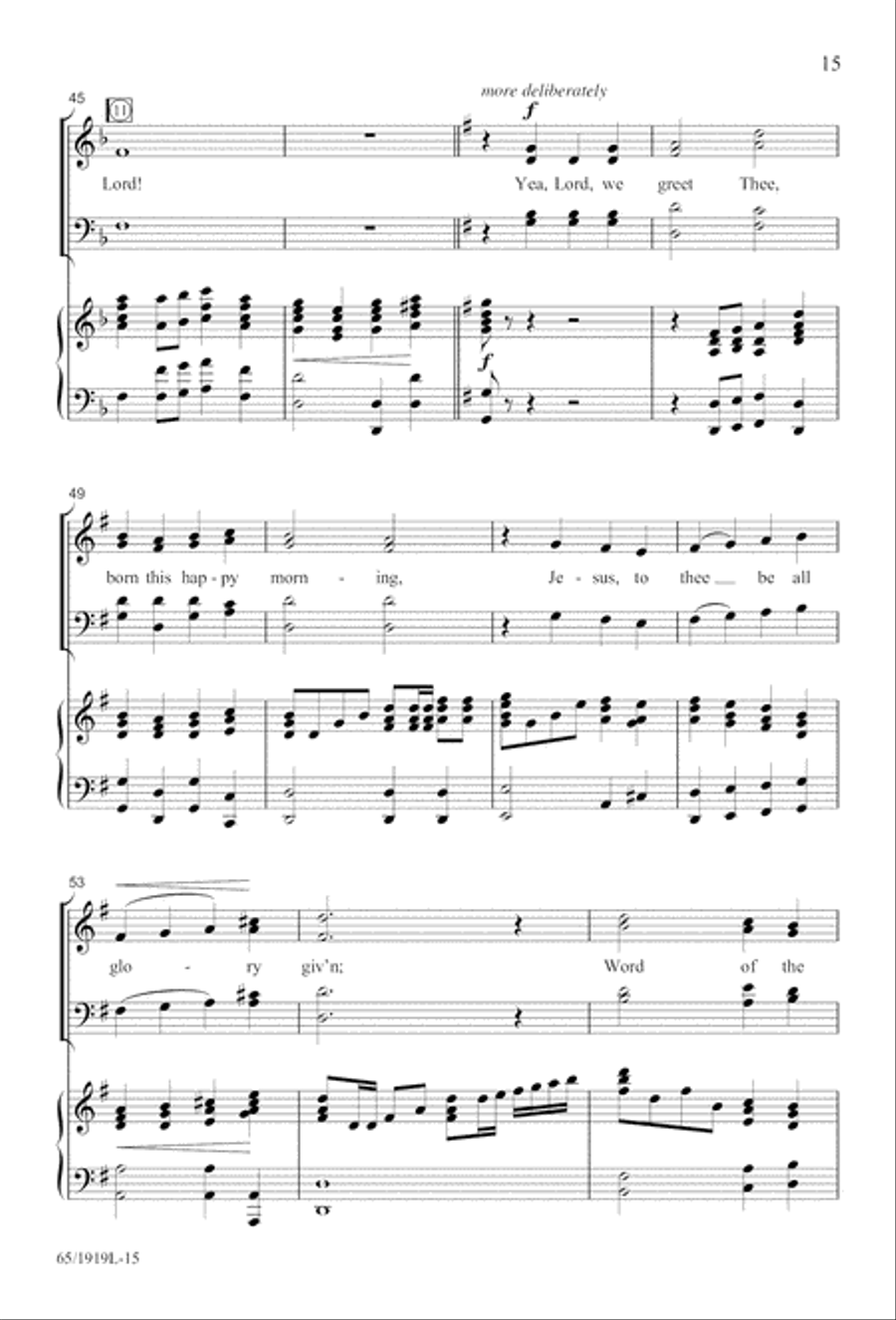The Perfect Christmas 4-Part scores gallery preview page 17