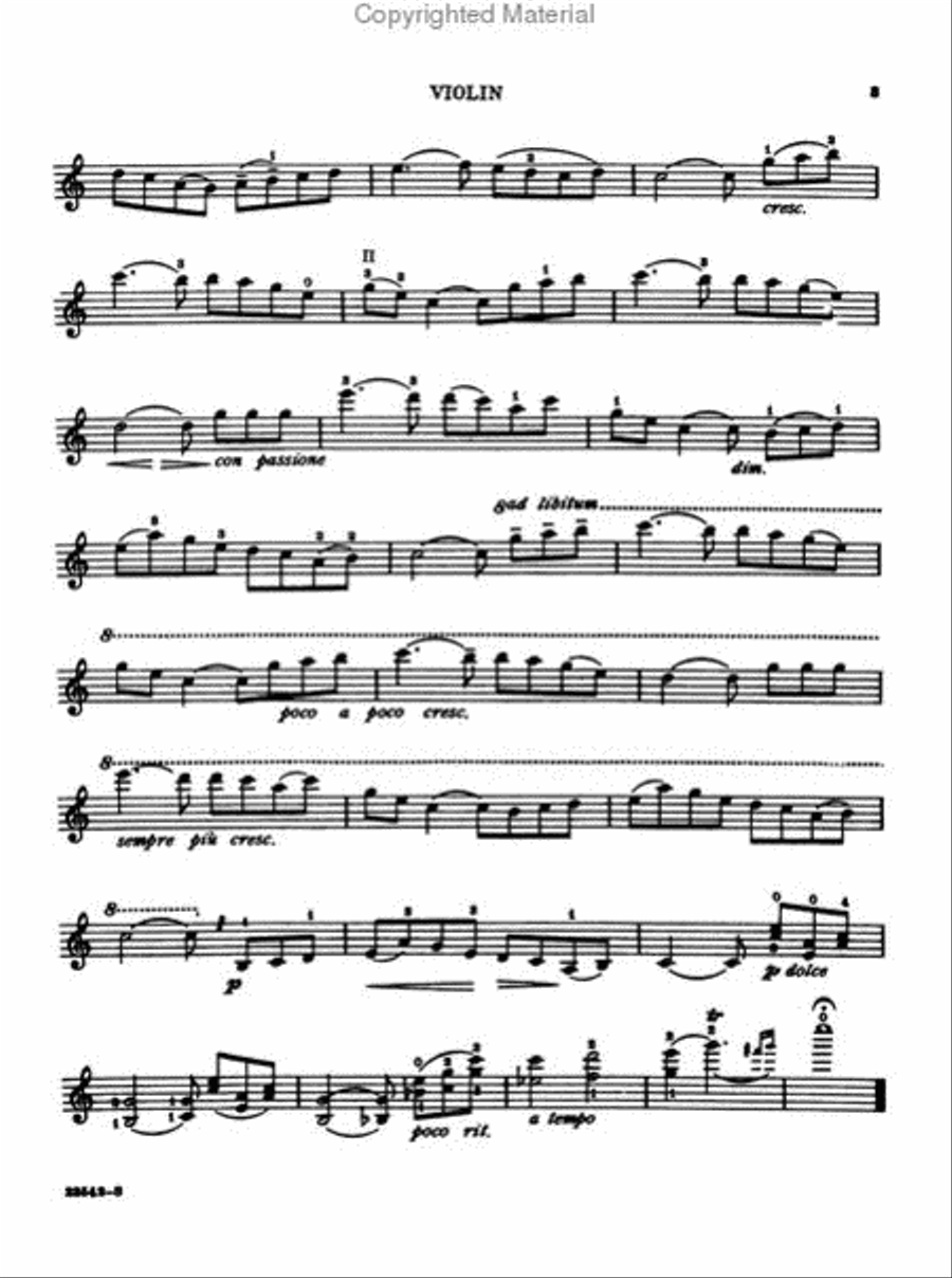 Farewell To Cucullain Violin Solo scores gallery preview page 3