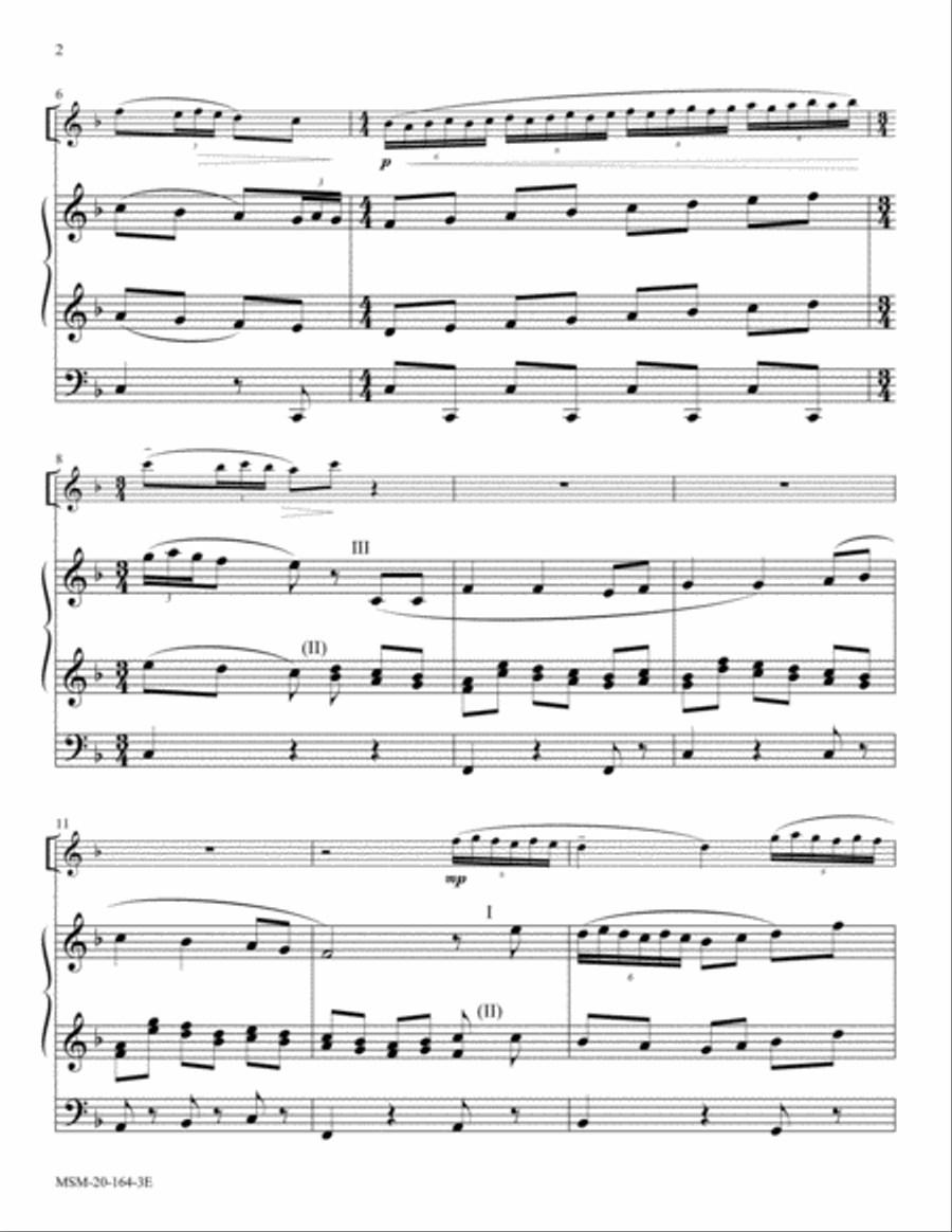 Infant Holy, Infant Lowly Oboe scores gallery preview page 2