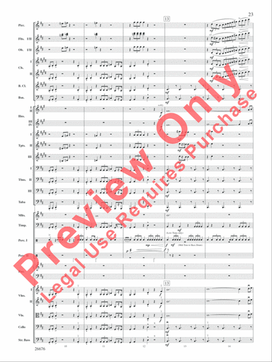Star Wars Epic -- Part I, Suite from the Full Orchestra scores gallery preview page 24