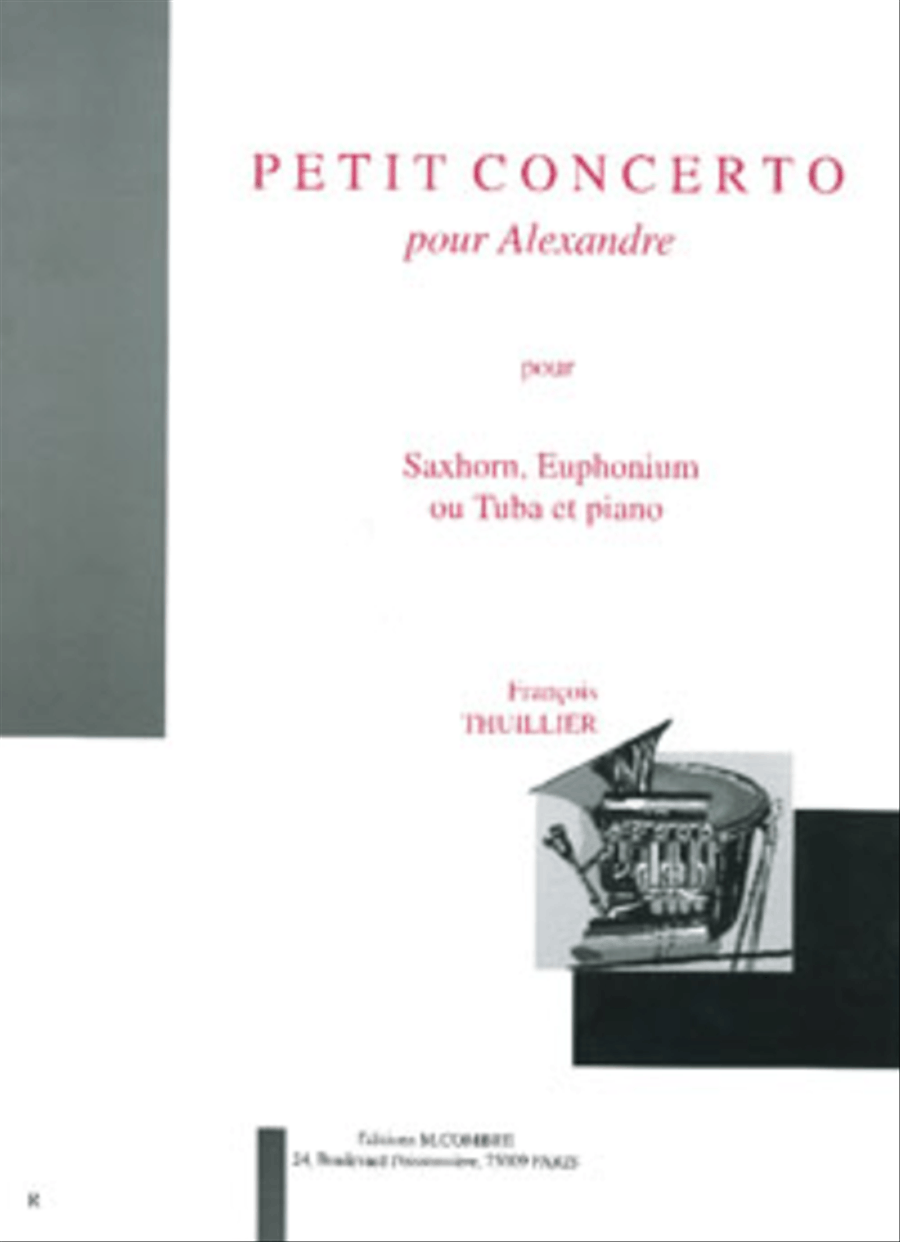 Petit concerto pour Alexandre Euphonium scores gallery preview page 1