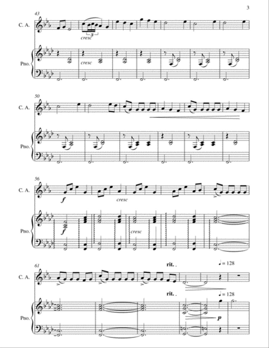Blue Whale English Horn scores gallery preview page 3