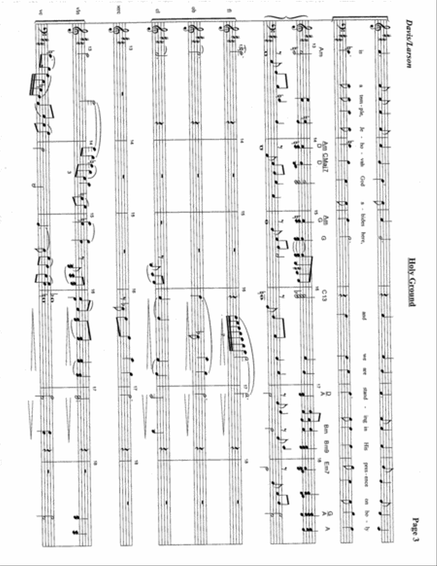Holy Ground 4-Part scores gallery preview page 4