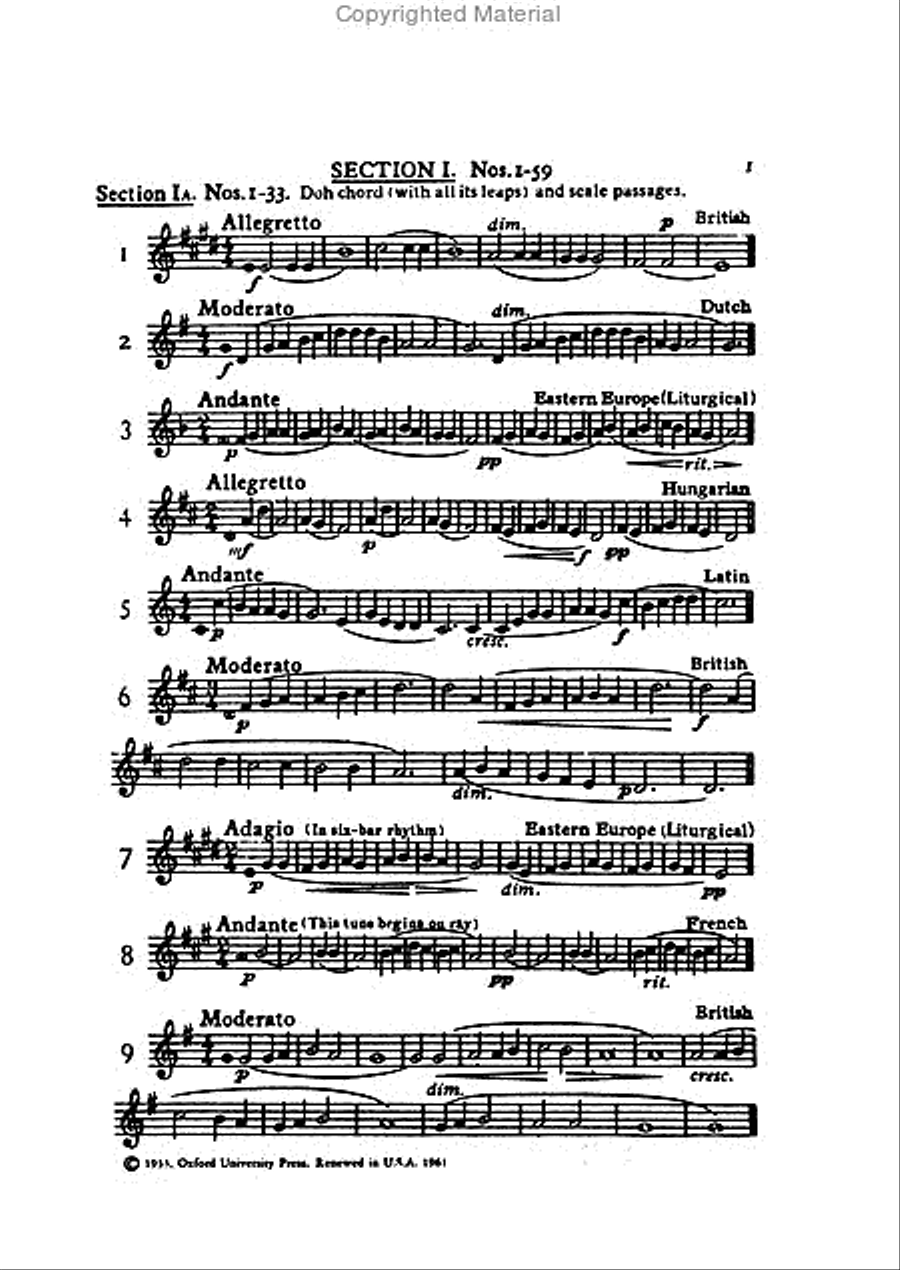 Folk Song Sight Singing Book 1 Classroom Materials scores gallery preview page 2