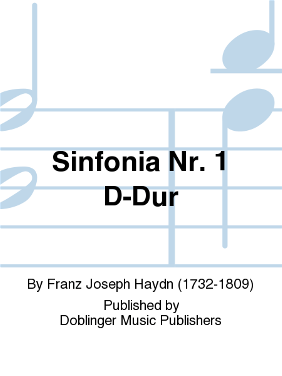Sinfonia Nr. 1 D-Dur Orchestra scores gallery preview page 1