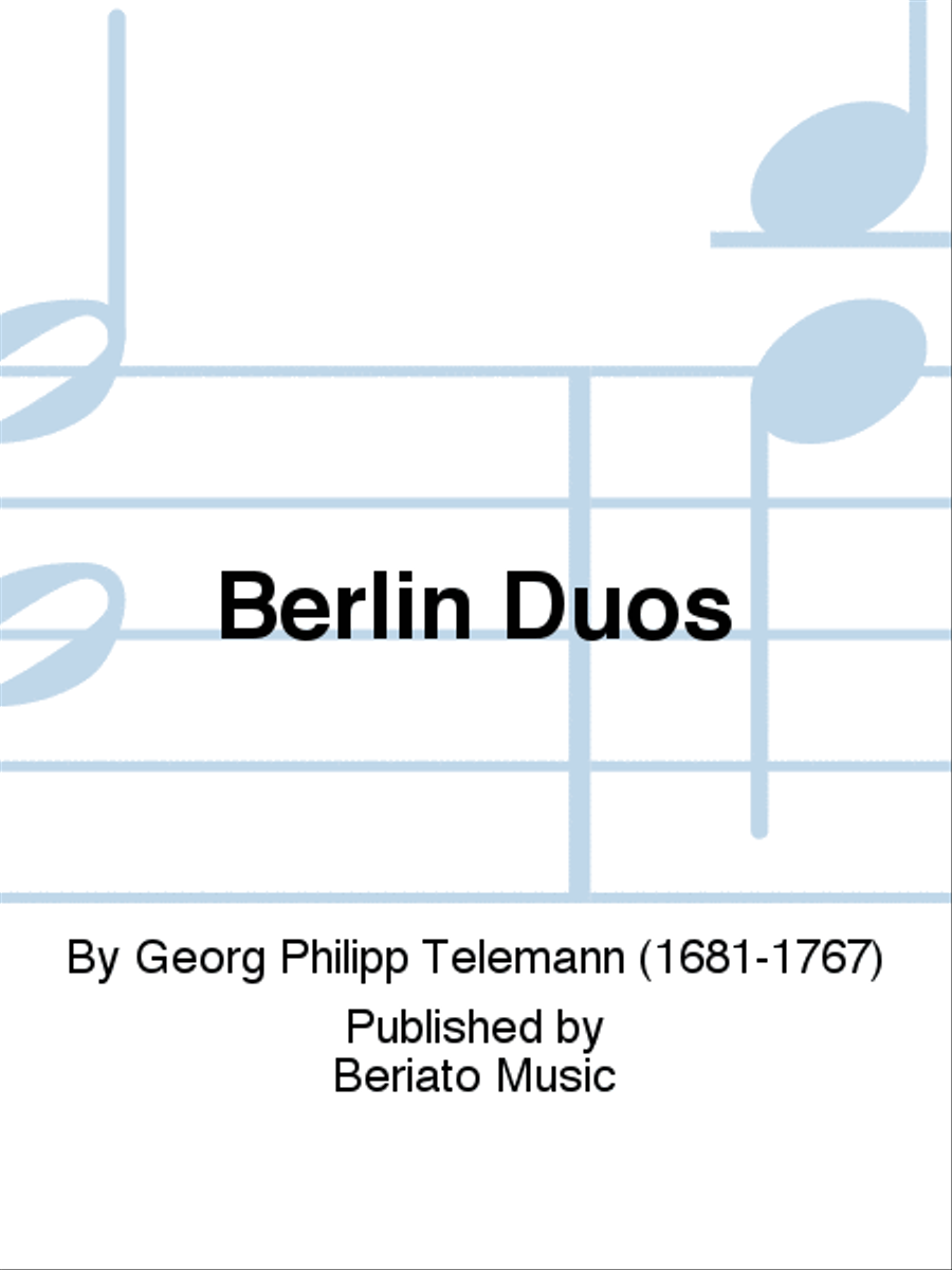 Berlin Duos Woodwind Duet scores gallery preview page 1