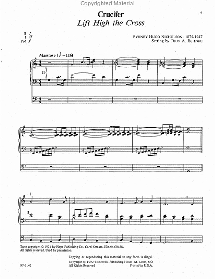7 Hymn Preludes 7 Hymn Preludes Organ scores gallery preview page 2
