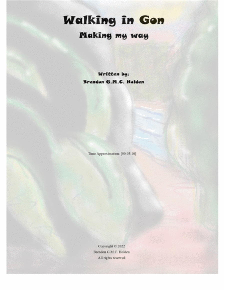 Walking in Gon: making my way Voice scores gallery preview page 2