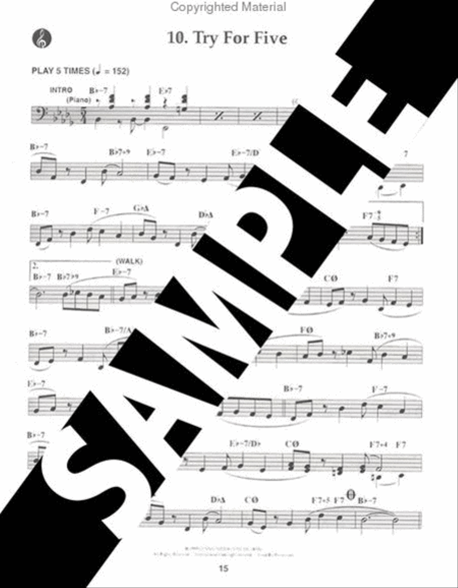 Volume 92 - Lennie Niehaus Alto Saxophone scores gallery preview page 4