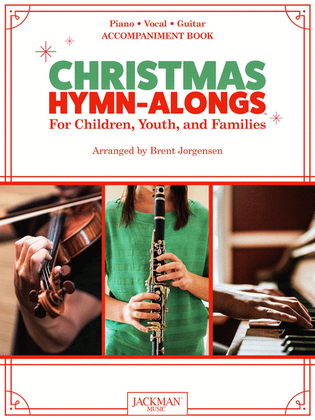 Book cover for Christmas Hymn-Alongs - Accompaniment Book