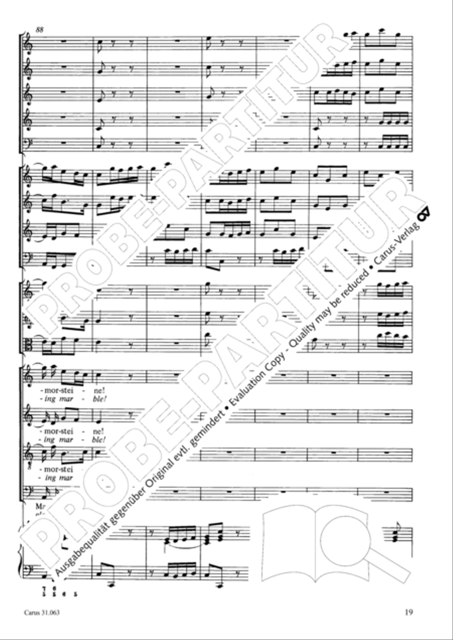 Christians, etch this blessed day (Christen, atzet diesen Tag) 4-Part scores gallery preview page 20