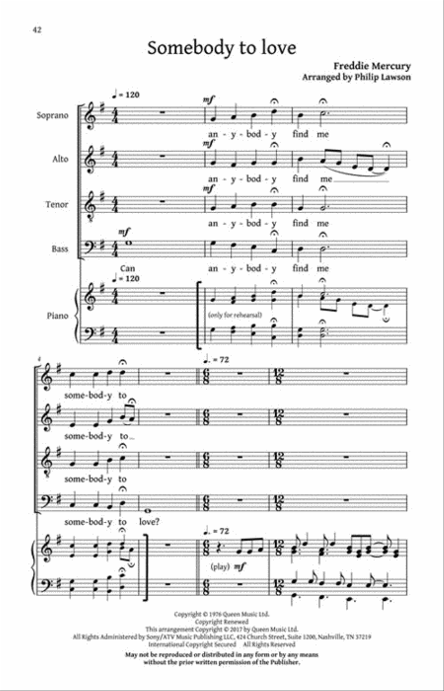 Classic Queen Classic Queen 4-Part scores gallery preview page 5